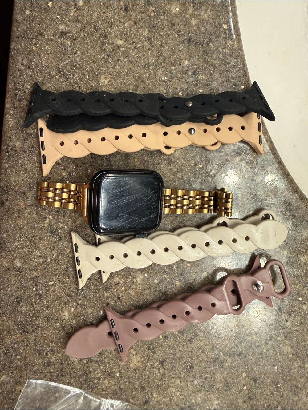 Apple Watch SE with bands & chargers